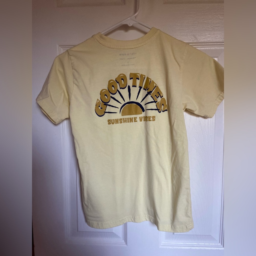 Sunshine Vibes Kids T-Shirt - Yellow